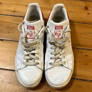 Stan Smith White and Red-Women’s Size 8-Used No Box